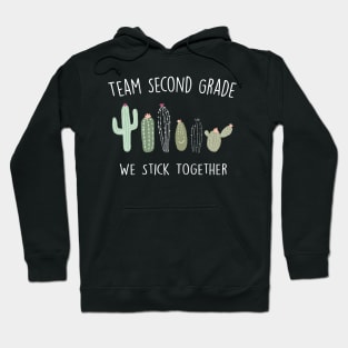 Cactus School Shirt Second Grade Hoodie